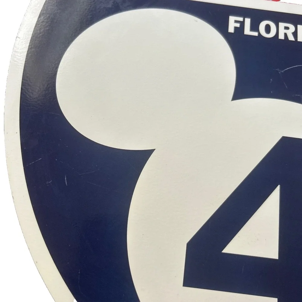 Interstate 4 Florida Disney i4 Wall Decor Art 12